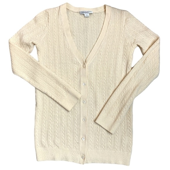 Pendleton Cable Knitting Wool Cardigan - Picture 1 of 10